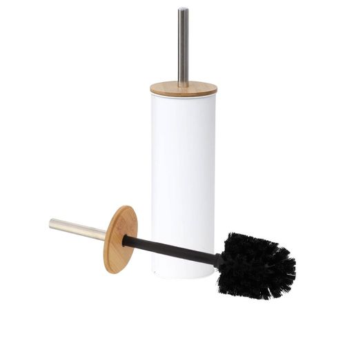 Brosse WC Blanc/bois