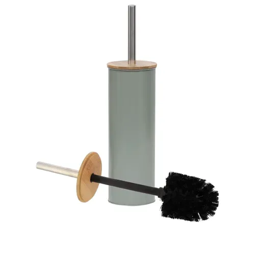 Brosse WC  Kaki/bois vue d'ambiance 1