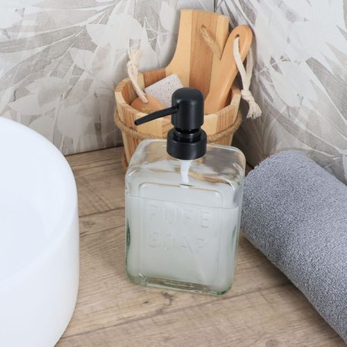 Distributeur De Savon Ou Lotion En Verre 550 Ml