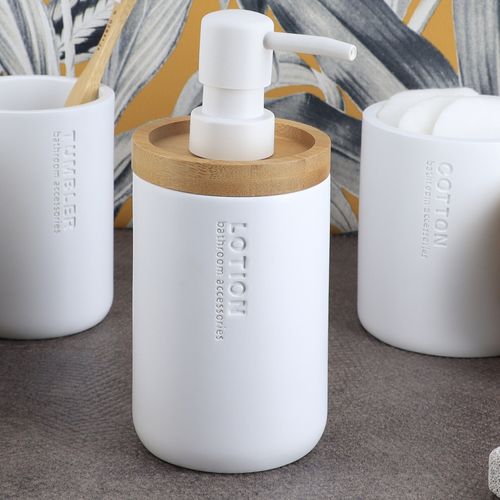 Distributeur savon  Blanc / Naturel vue d'ambiance 1