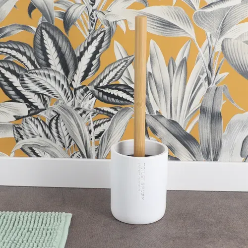 Brosse WC  Blanc / Naturel