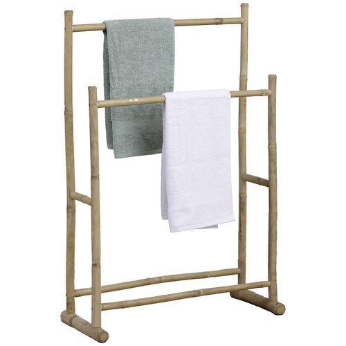 Porte Serviettes Canne De Bambou 2 Barres