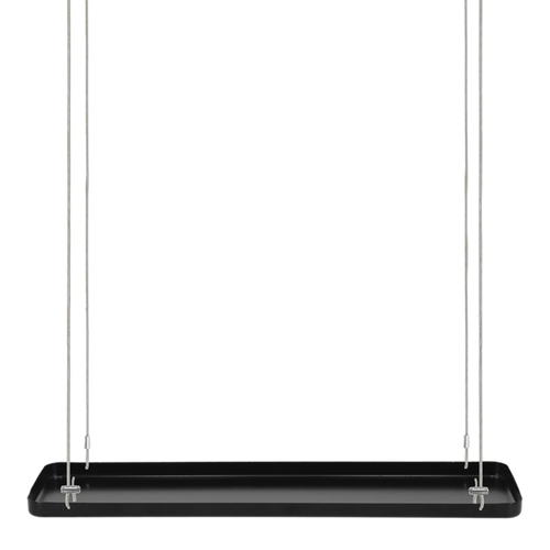 Plateau Rectangle De Fenêtre à Suspendre - Noiri - Taille L - L 58 Cm