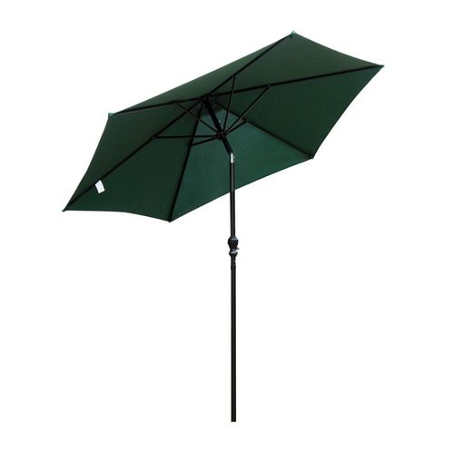 Parasol Inclinable Tropico Vert Et Noir