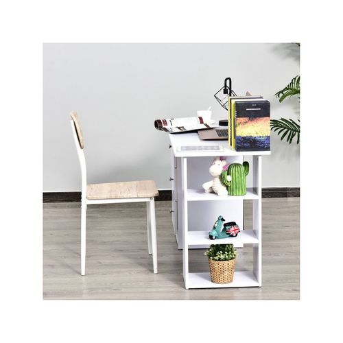 Bureau Multimédia Compacte Blanc