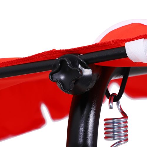 Balancelle De Jardin 3 Places Rouge Sumia