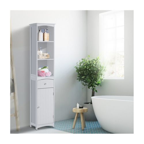 Meuble Colonne Pour Salle De Bain Marilise Blanc