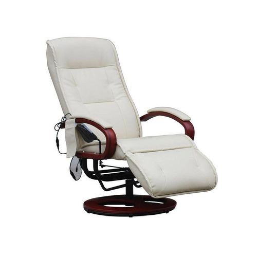 Fauteuil Relax Massant Londres Crème