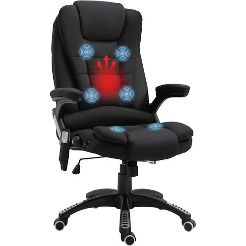 Fauteuil De Bureau Massant Maksym Noir Chiné