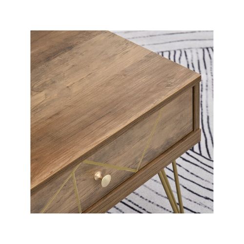 Table Basse Rectangle Camel Marron