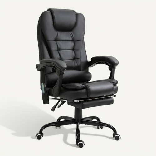 Fauteuil De Bureau Relaxant Massant Branson Noir