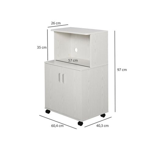 Desserte De Cuisine Rabbit Blanc