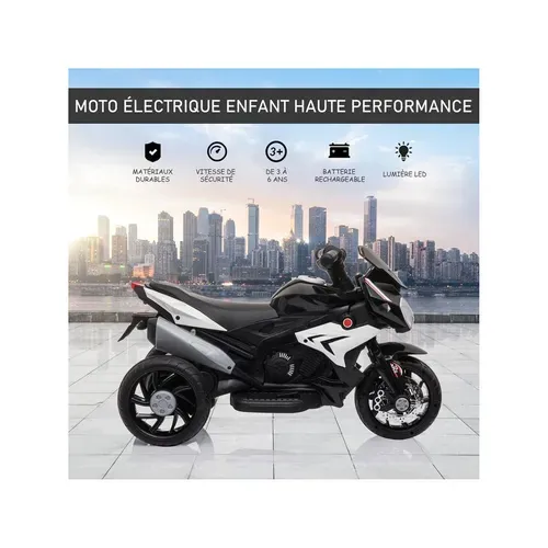 Moto électrique Enfant Yamaki Noire