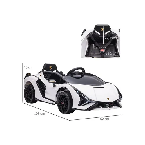 Voiture électrique Cobra Blanche