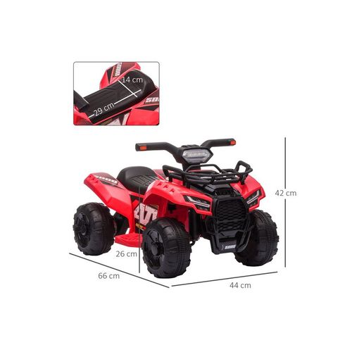 Quad Buggy électrique Huggy Rouge