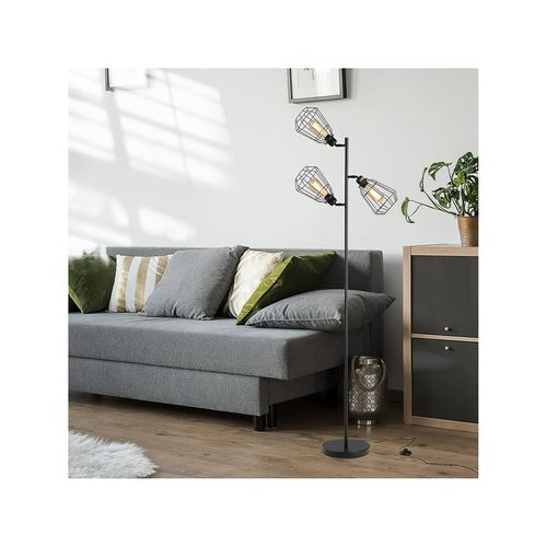 Lampadaire Design Industriel Diamonds Noir