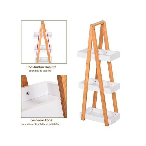 Etagère Salle De Bains Boboon Bambou