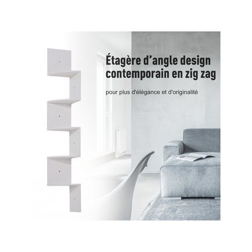 Etagère D'angle Tatiana Blanche