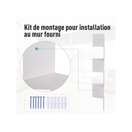 Etagère D'angle Tatiana Blanche