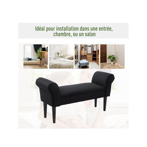 Banquette Barbara Noire