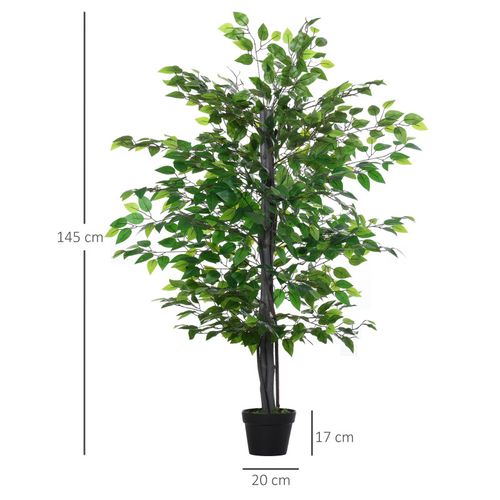 Plante Artificielle Banyan Verte