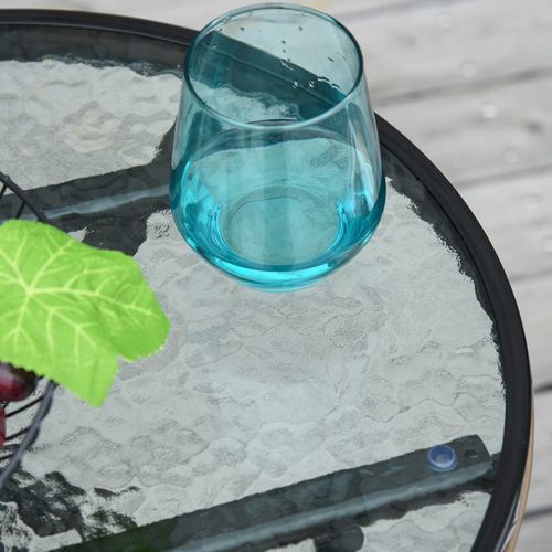 Table Basse Bistro Pliable Tanel Noire