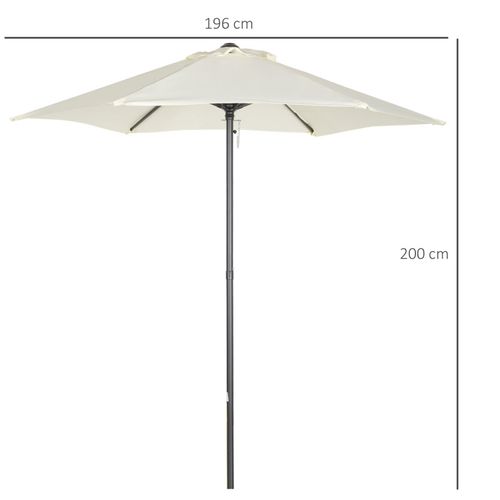 Parasol Droit Dana Beige