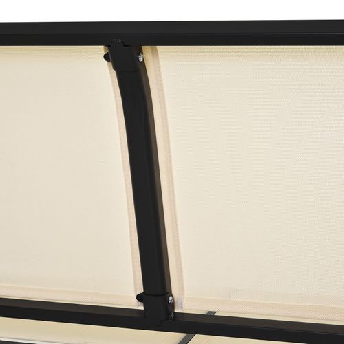 Banc à Bascule De Jardin Design Aïssa Beige Et Noir