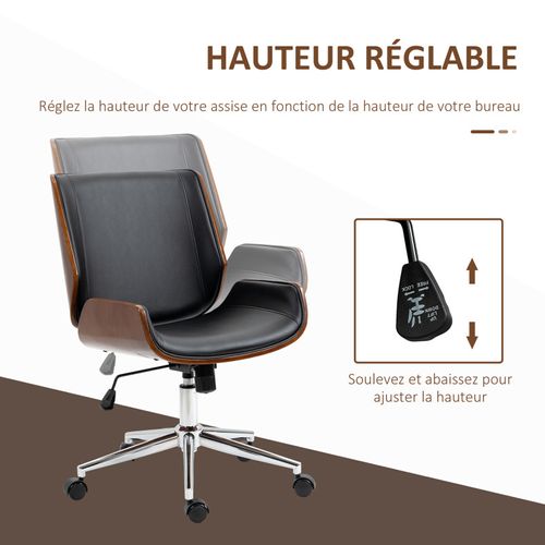 Chaise De Bureau Vintage Conrad Bois