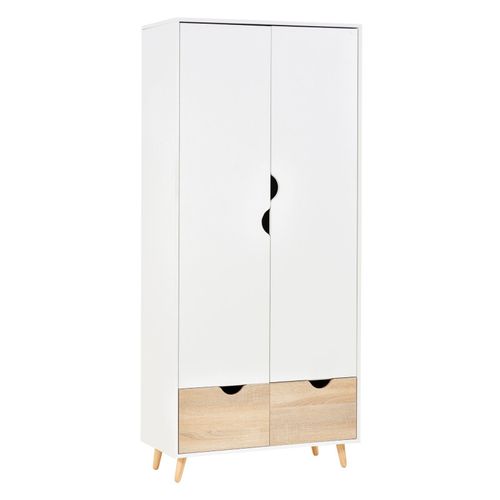 Armoire Design Scandinave Stan En Chêne Blanc