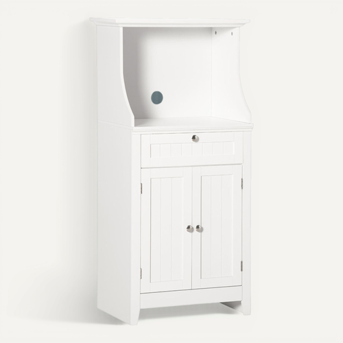 Meuble Micro-ondes De Cuisine Canoas Blanc