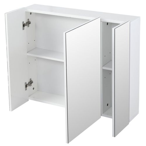 Armoire De Salle De Bains Miroir Derby Blanche