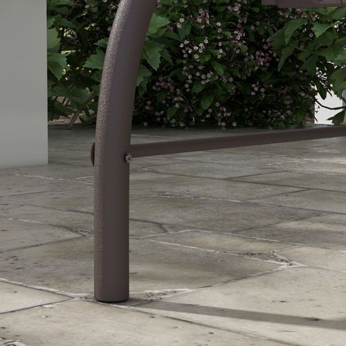 Balancelle De Jardin Convertible 3 Places Moka Bicolore