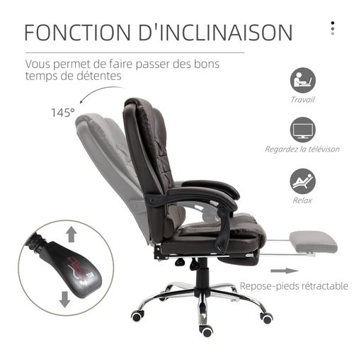 Fauteuil De Bureau Edgar Chocolat