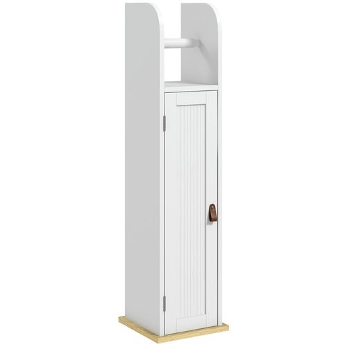 Meuble Porte-papier Toilette Wallis Blanc Et Bois Clair