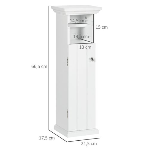 Meuble Bas Wc Placard Gilbert Blanc