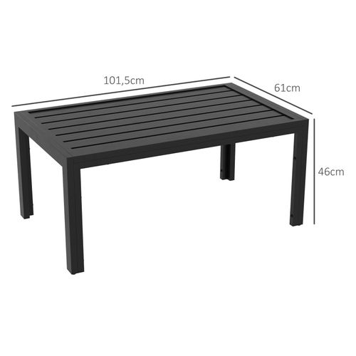 Table Basse De Jardin Arnos Noire