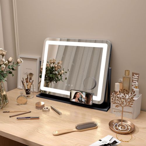 Miroir Lumineux LED 3 Modes D'éclairage Lumea Port Charge USB