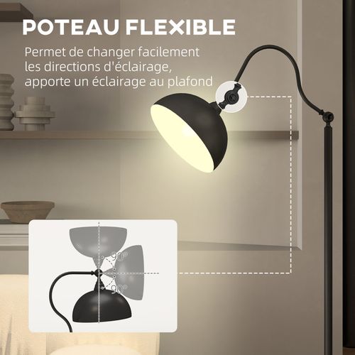 Lampadaire Néo-rétro Mitty Noir