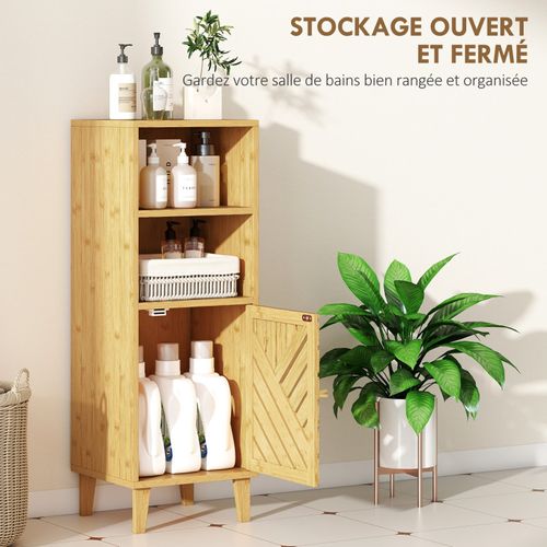 Meuble De Salle De Bains Linon Effet Bois Naturel