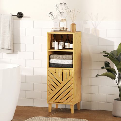 Meuble De Salle De Bains Linon Effet Bois Naturel