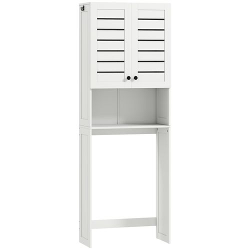 Meuble Wc Dessus Toilettes Iven Blanc