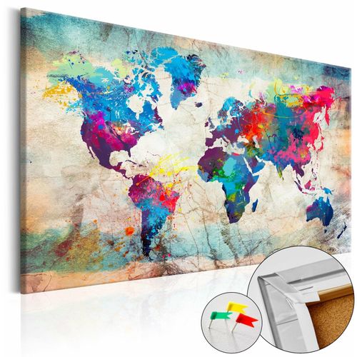 Tableau En Feutre Autocollant 30x30 Cm - Gris Foncé, Sans Perçage | Pour Photos, Notes, Décoration - 11