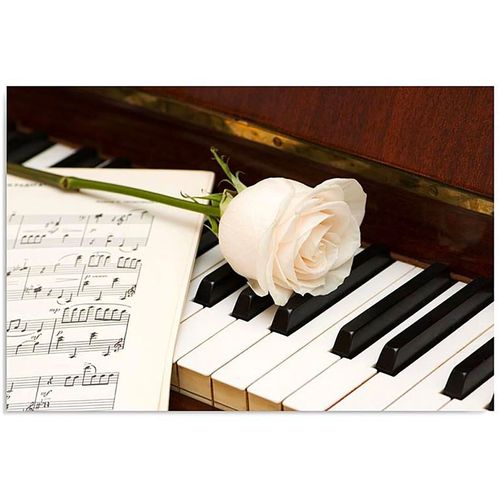Tableau Piano 70 X 50 Cm Bleu