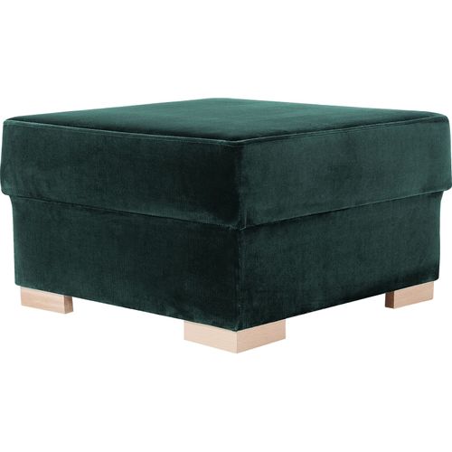 Pouf Tissu Vert Avocat 68x68x40cm