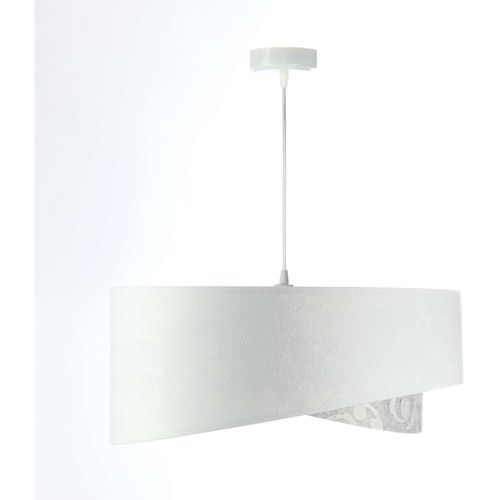 Suspension Tissu Blanc 50x50x25cm