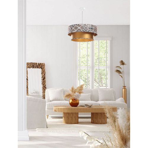 Suspension Duo Ellegant D. 60 Cm - H20 Cm Gris