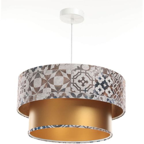 Suspension Duo Ellegant D. 60 Cm - H20 Cm Gris