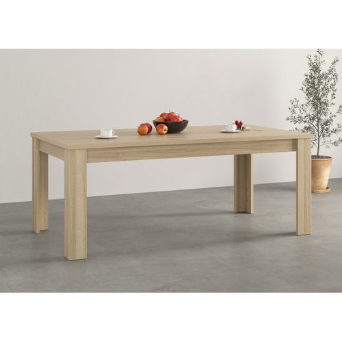 Table De Salle à Manger Copa – 190x76x100 Cm – Chêne Élégant – Design Scandinave