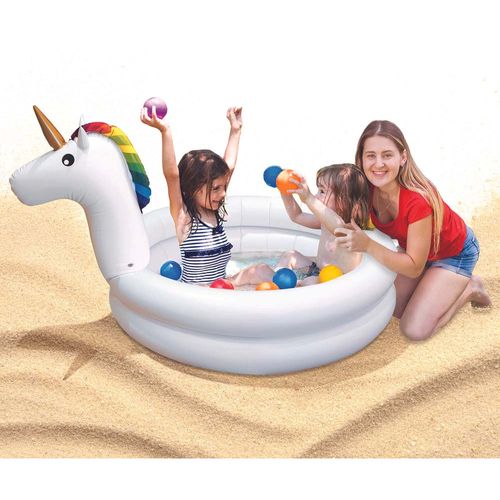 Piscinette Gonflable Licorne 130 Cm